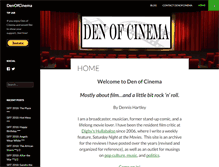 Tablet Screenshot of denofcinema.com